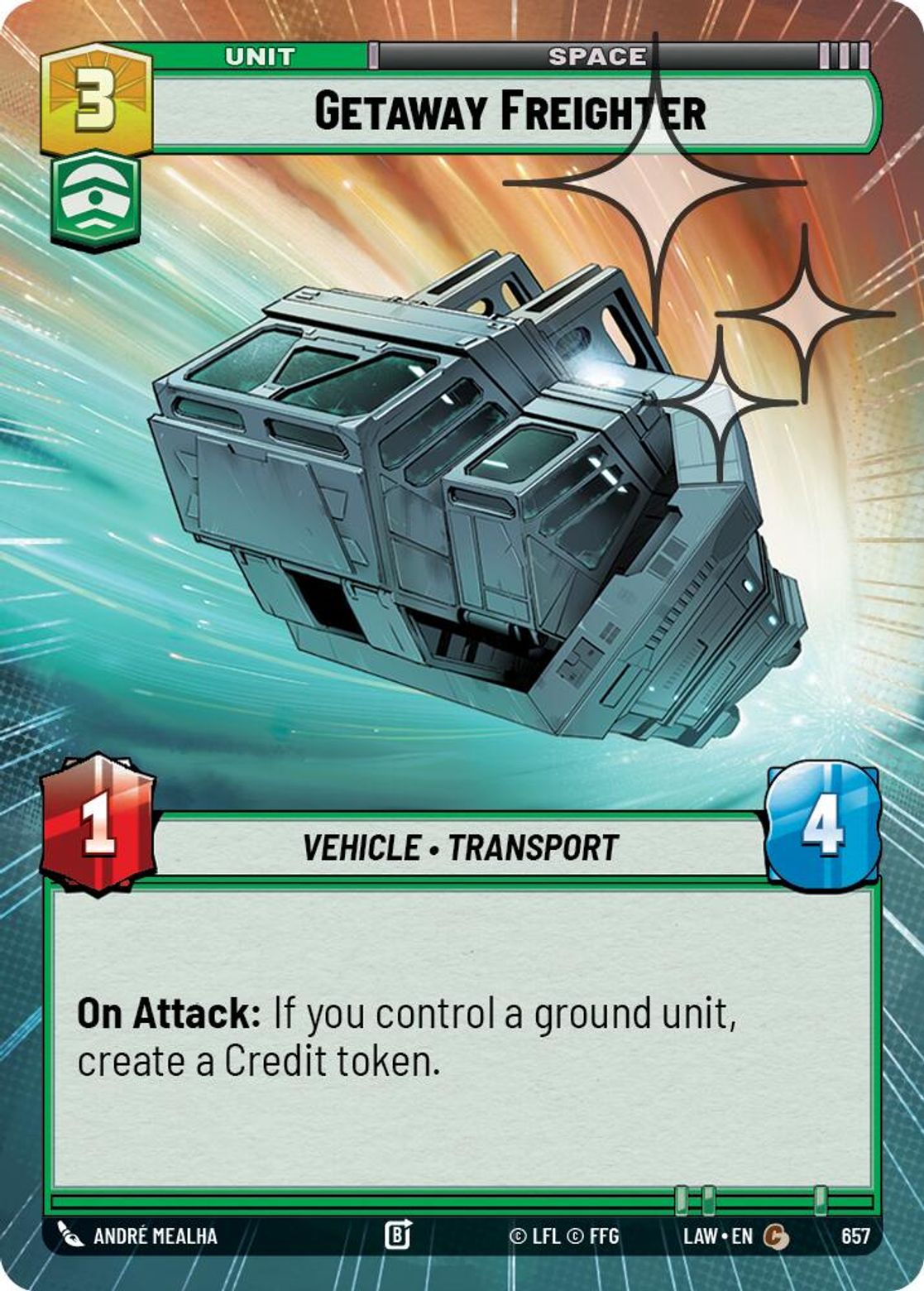 Getaway Freighter — A Lawless Time 657