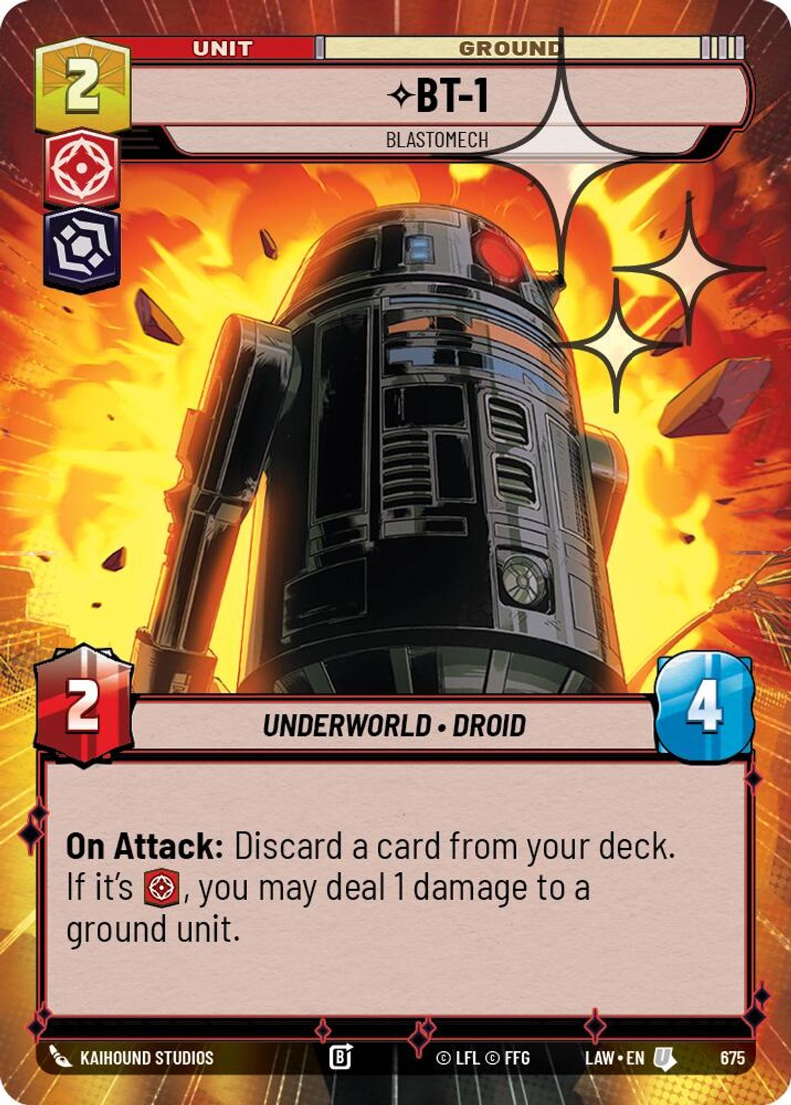 BT-1, Blastomech — A Lawless Time 675