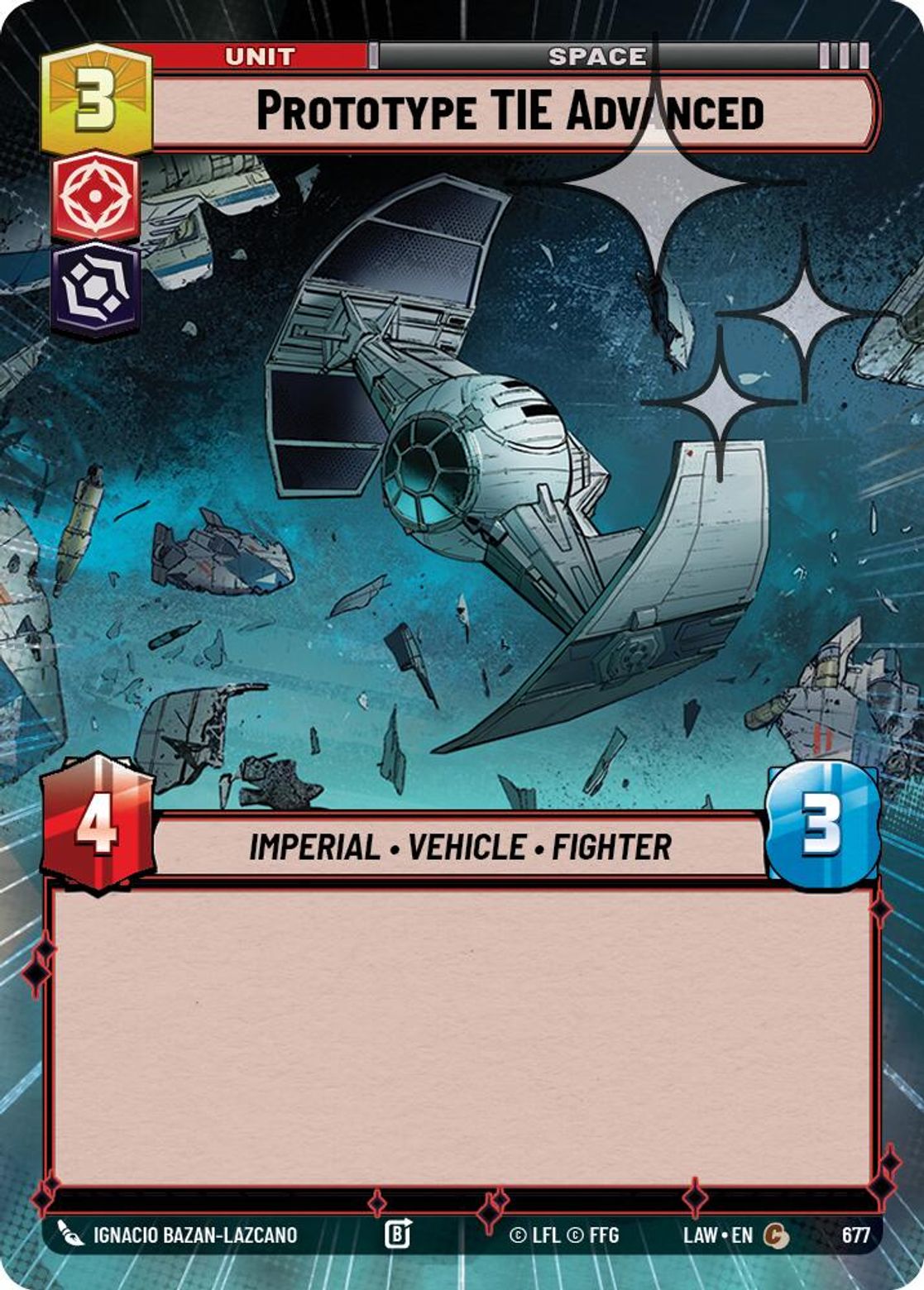 Prototype TIE Advanced — A Lawless Time 677