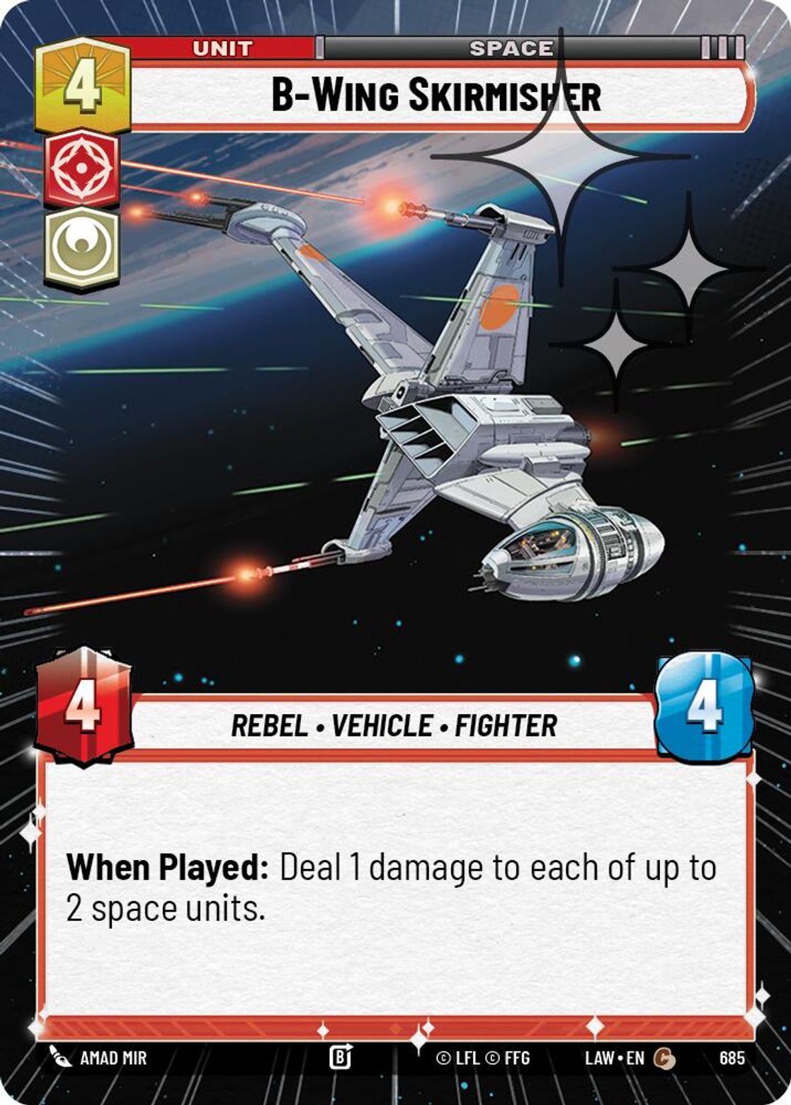 B-Wing Skirmisher — A Lawless Time 685