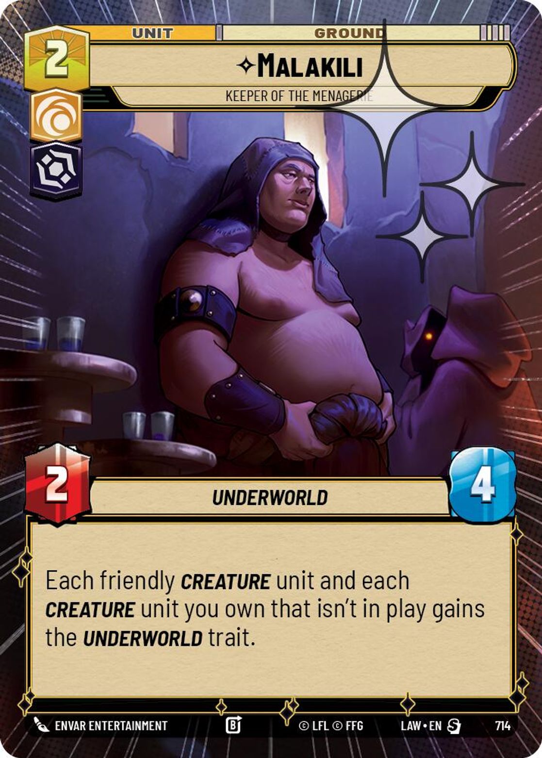 Malakili, Keeper of the Menagerie — A Lawless Time 714
