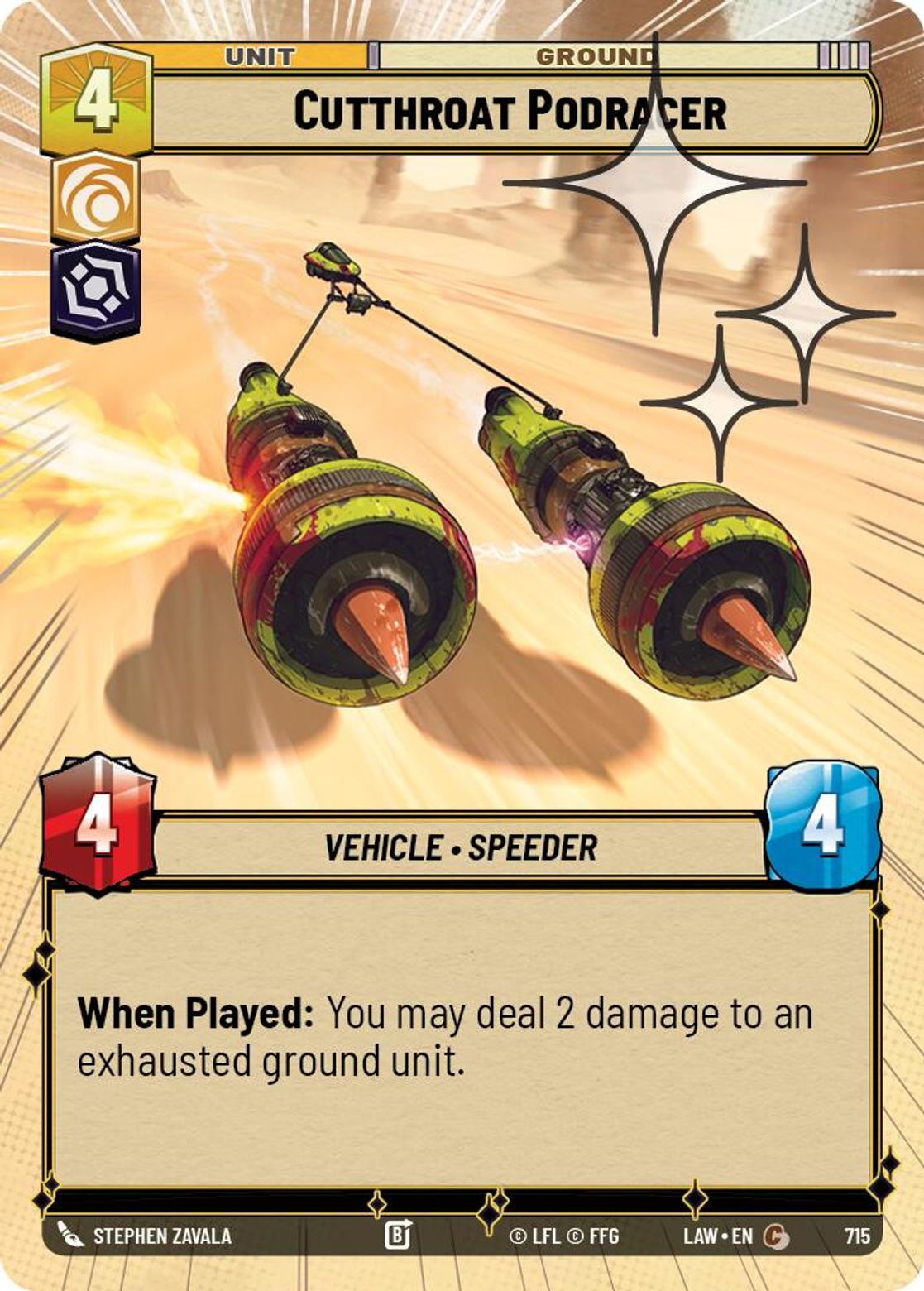 Cutthroat Podracer — A Lawless Time 715