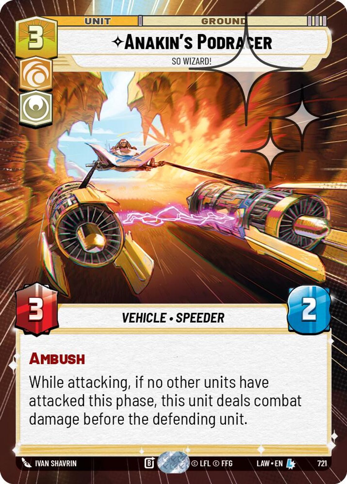 Anakin's Podracer, So Wizard! — A Lawless Time 721