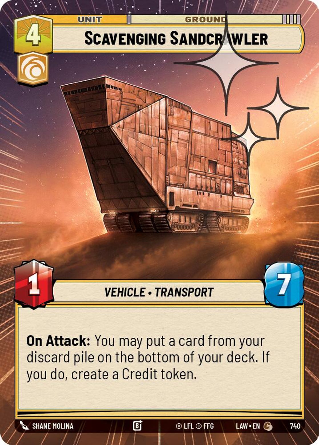 Scavenging Sandcrawler — A Lawless Time 740