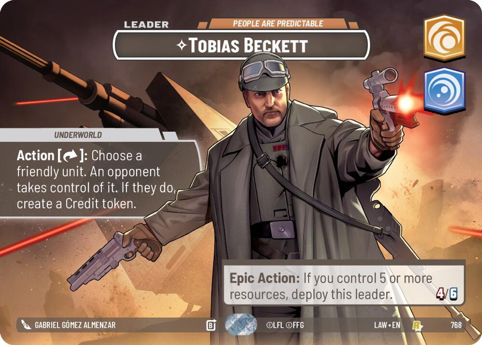 Tobias Beckett, People are Predictable — A Lawless Time 768