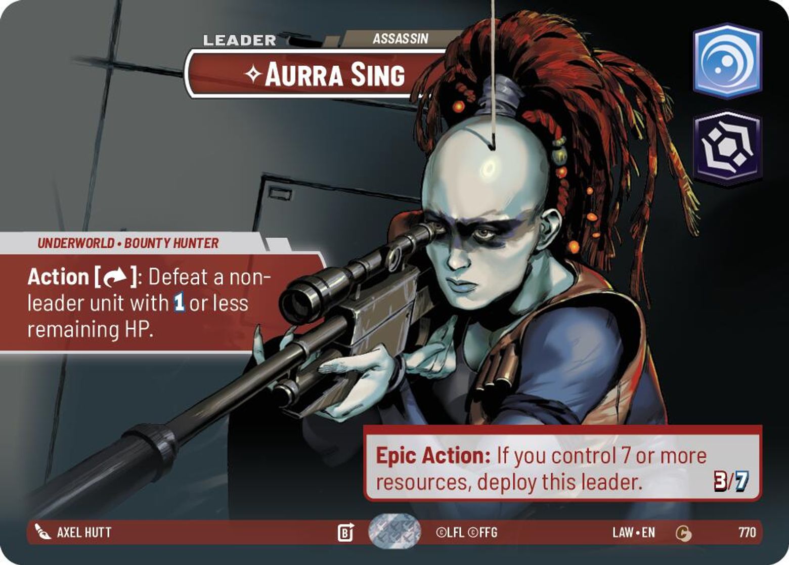 Aurra Sing, Assassin — A Lawless Time 770