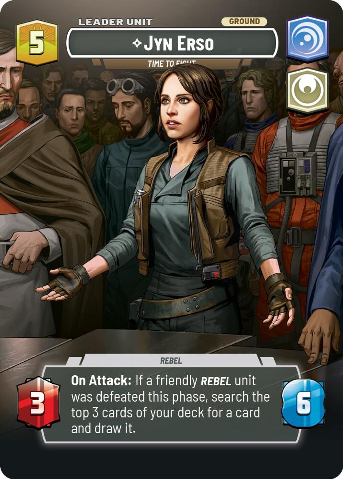 Jyn Erso, Time to Fight (verso)