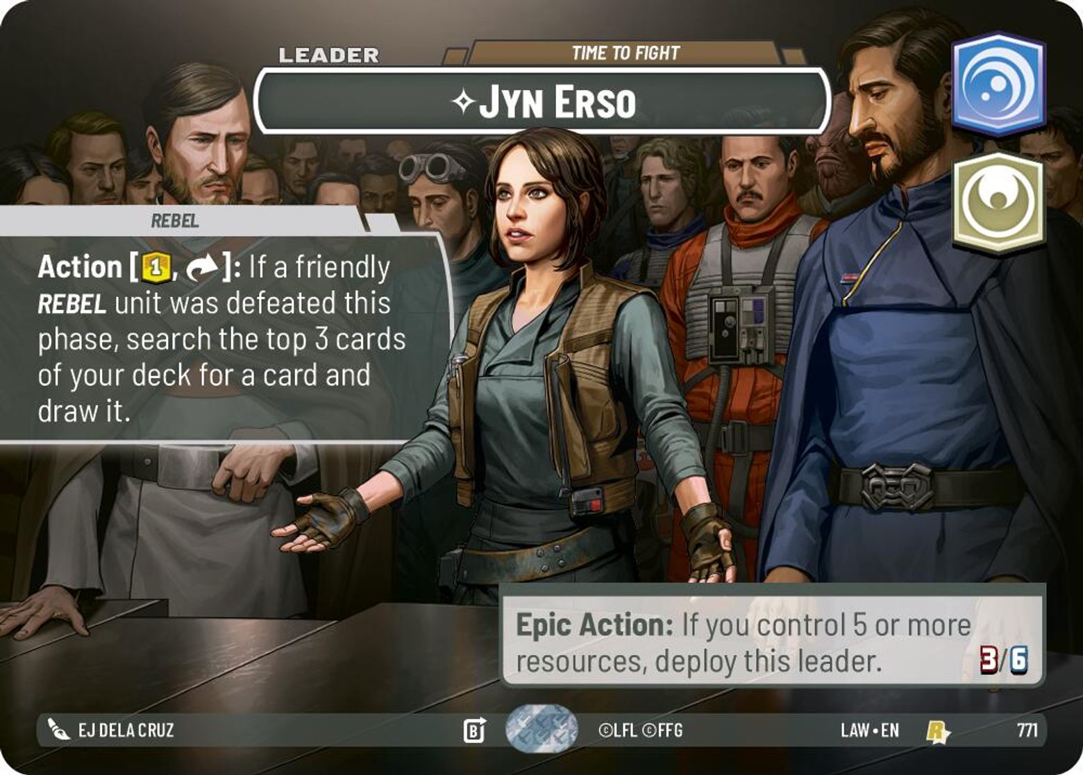 Jyn Erso, Time to Fight — A Lawless Time 771