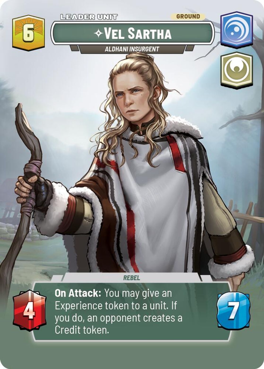 Vel Sartha, Aldhani Insurgent (verso)