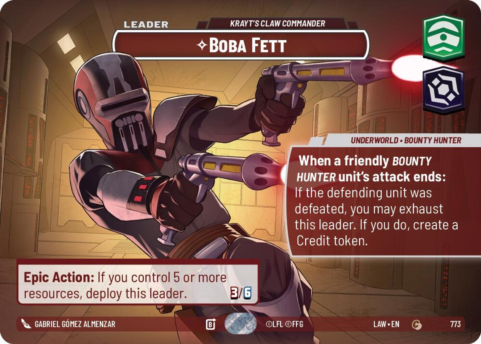 Boba Fett, Krayt's Claw Commander — A Lawless Time 773