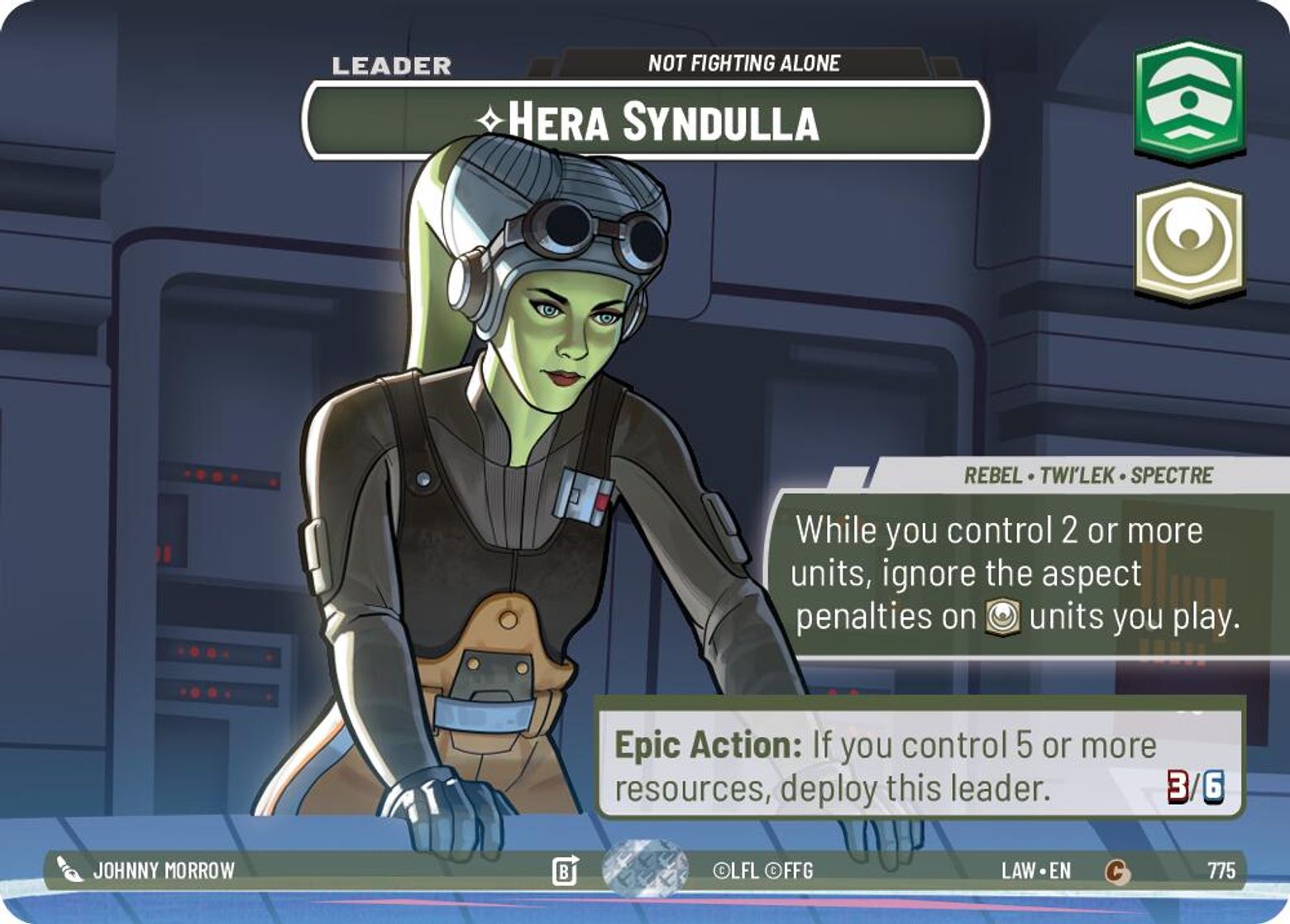 Hera Syndulla, Not Fighting Alone — A Lawless Time 775