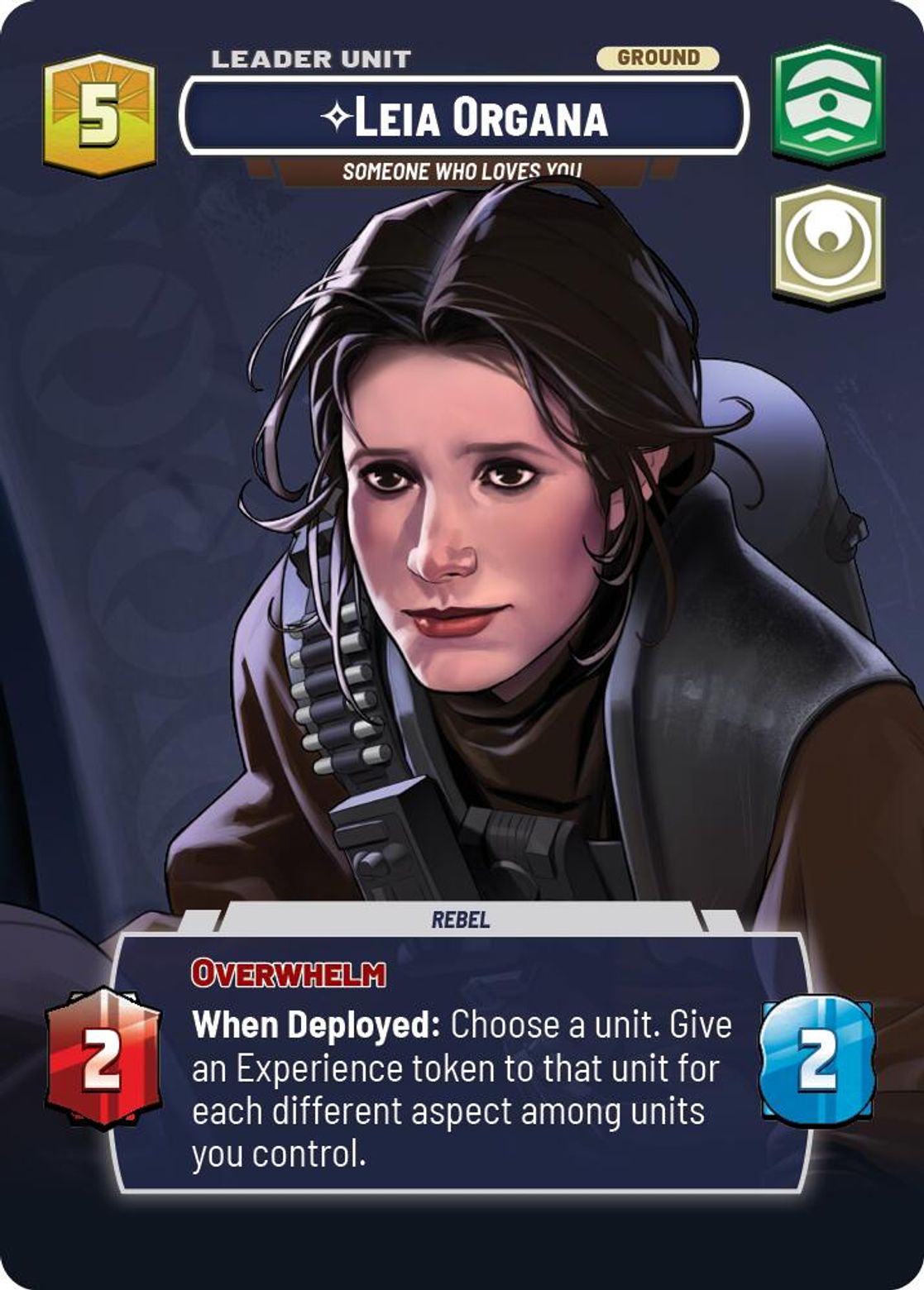 Leia Organa, Someone Who Loves You (verso)
