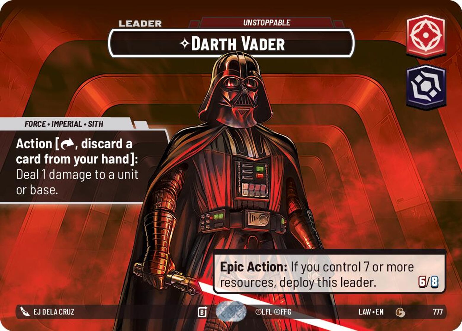 Darth Vader, Unstoppable — A Lawless Time 777