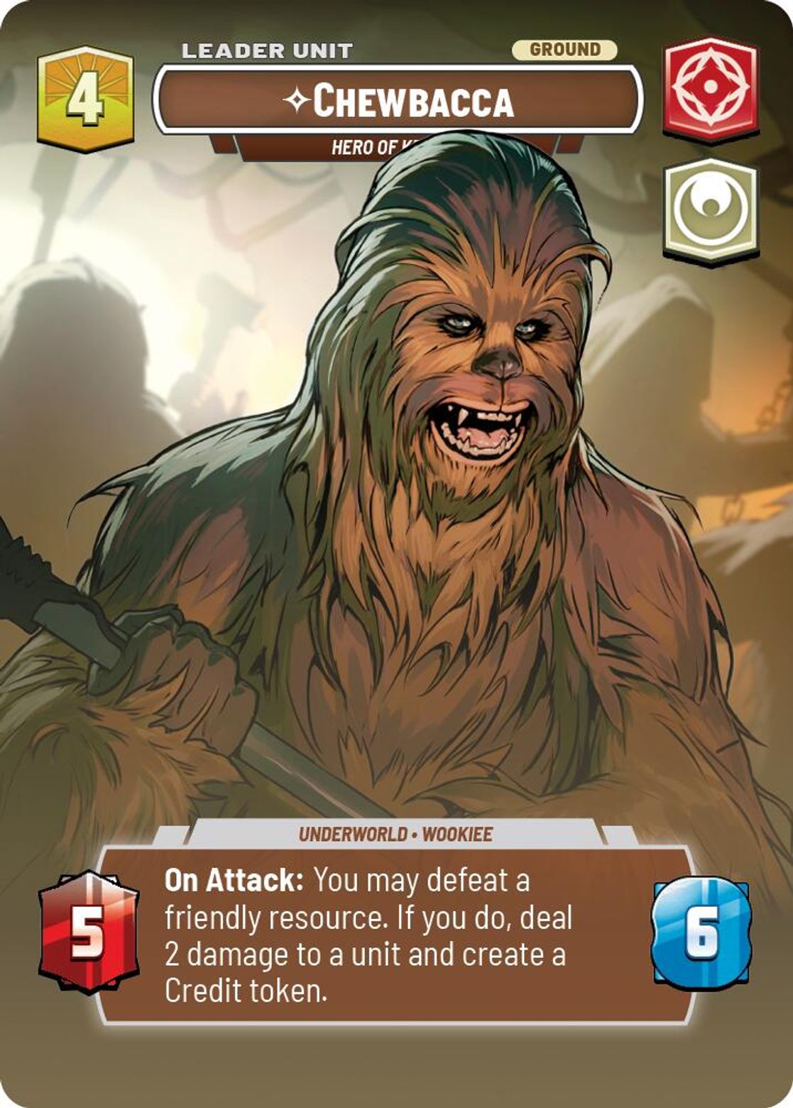 Chewbacca, Hero of Kessel (verso)