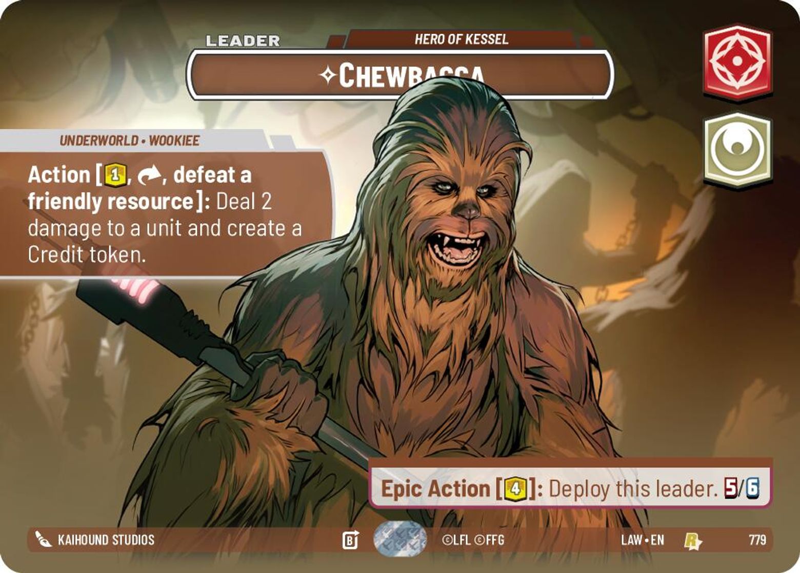 Chewbacca, Hero of Kessel — A Lawless Time 779