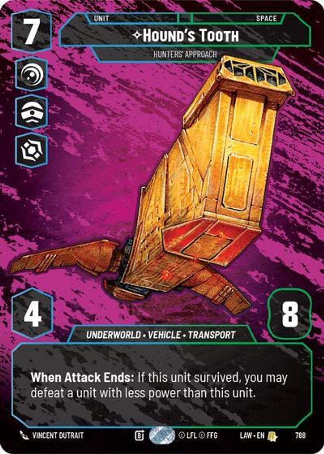 Hound's Tooth, Hunters' Approach — A Lawless Time 788