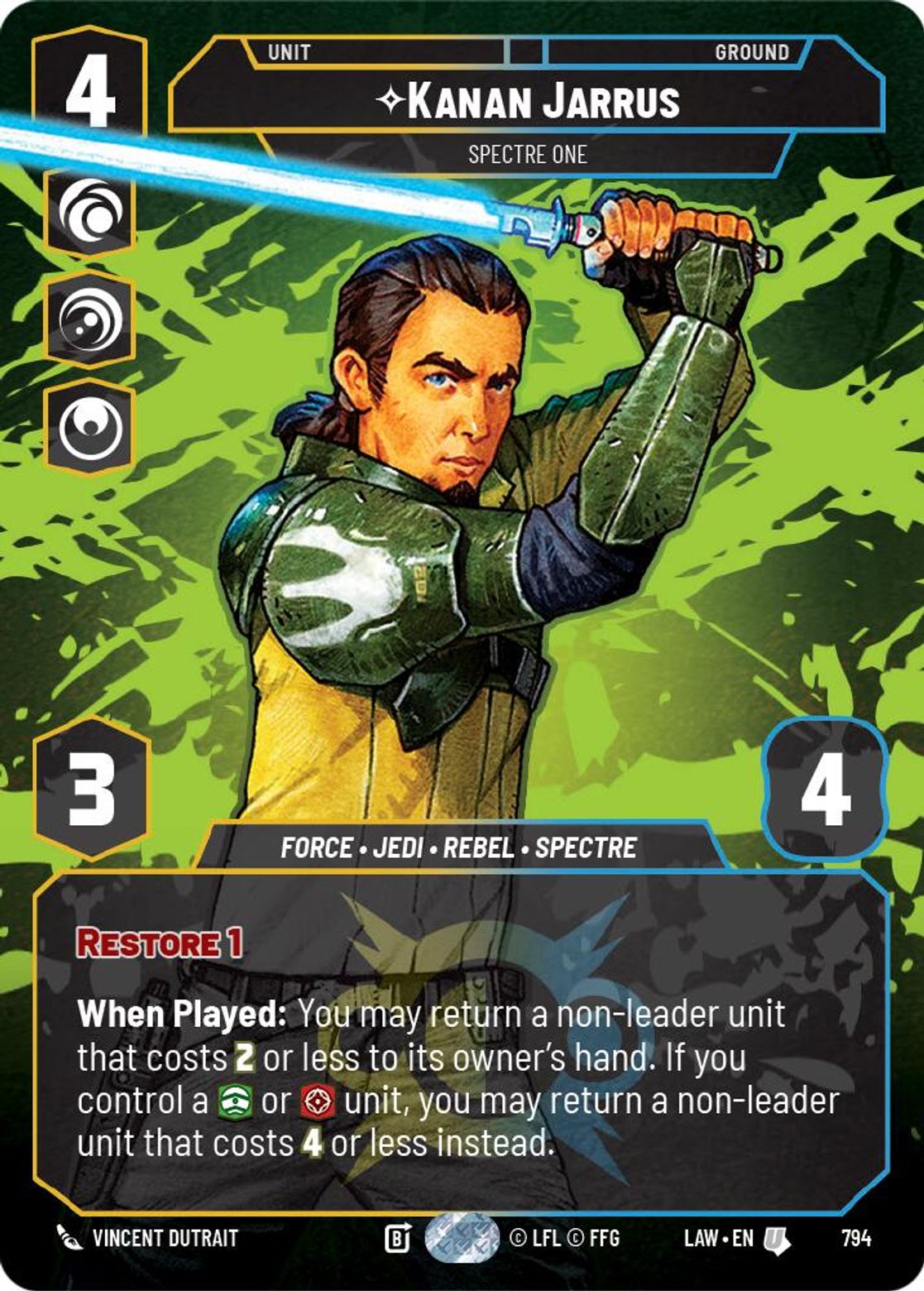 Kanan Jarrus, Spectre One — A Lawless Time 794