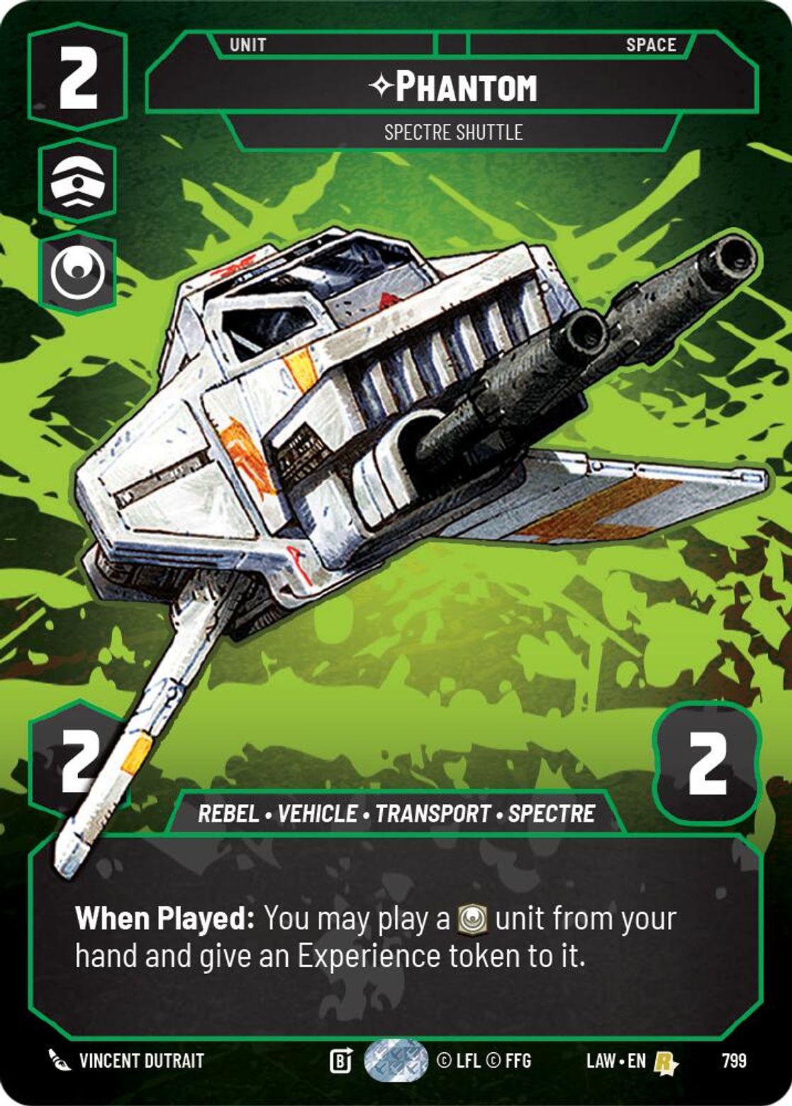 Phantom, Spectre Shuttle — A Lawless Time 799