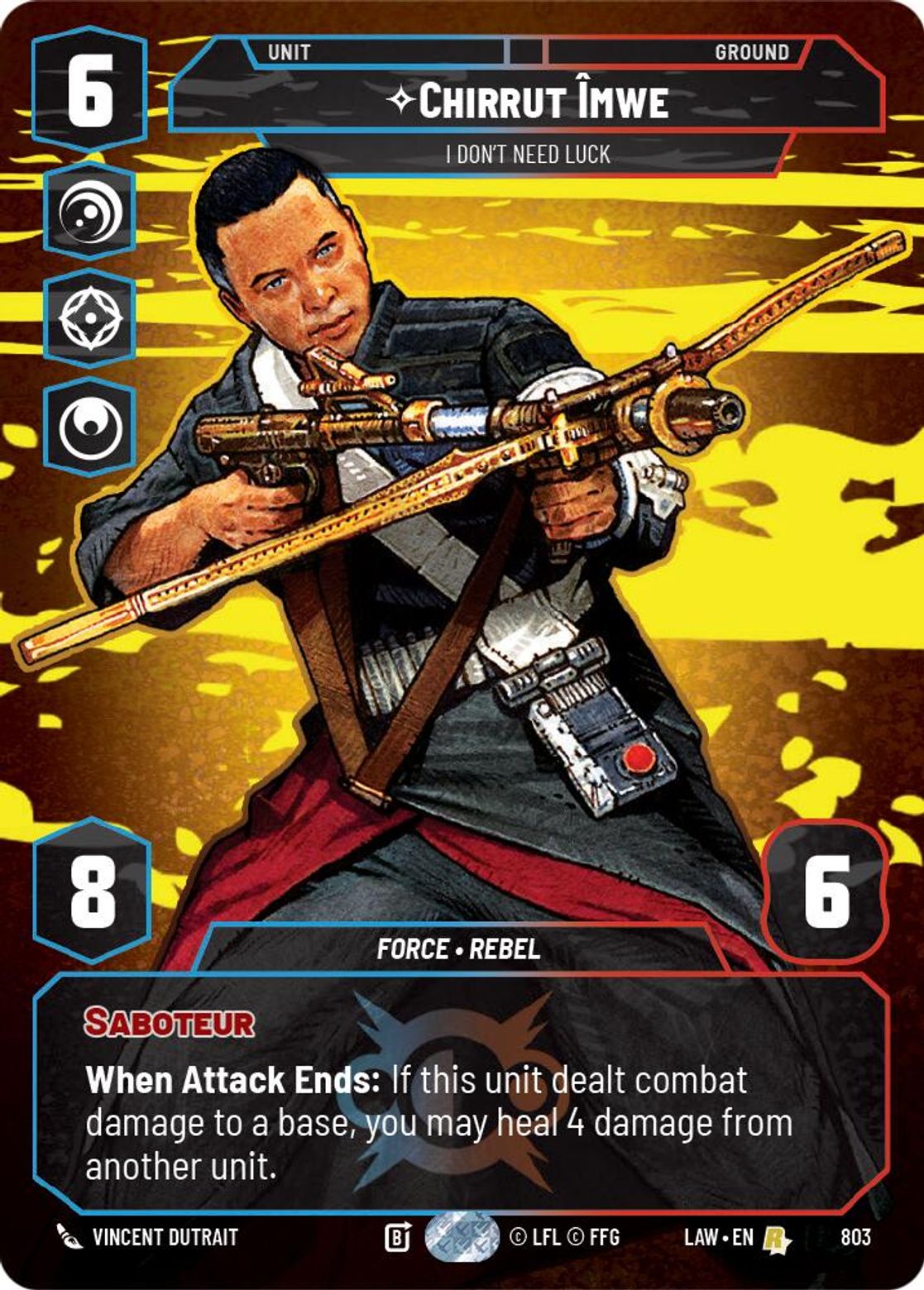 Chirrut Îmwe, I Don't Need Luck — A Lawless Time 803