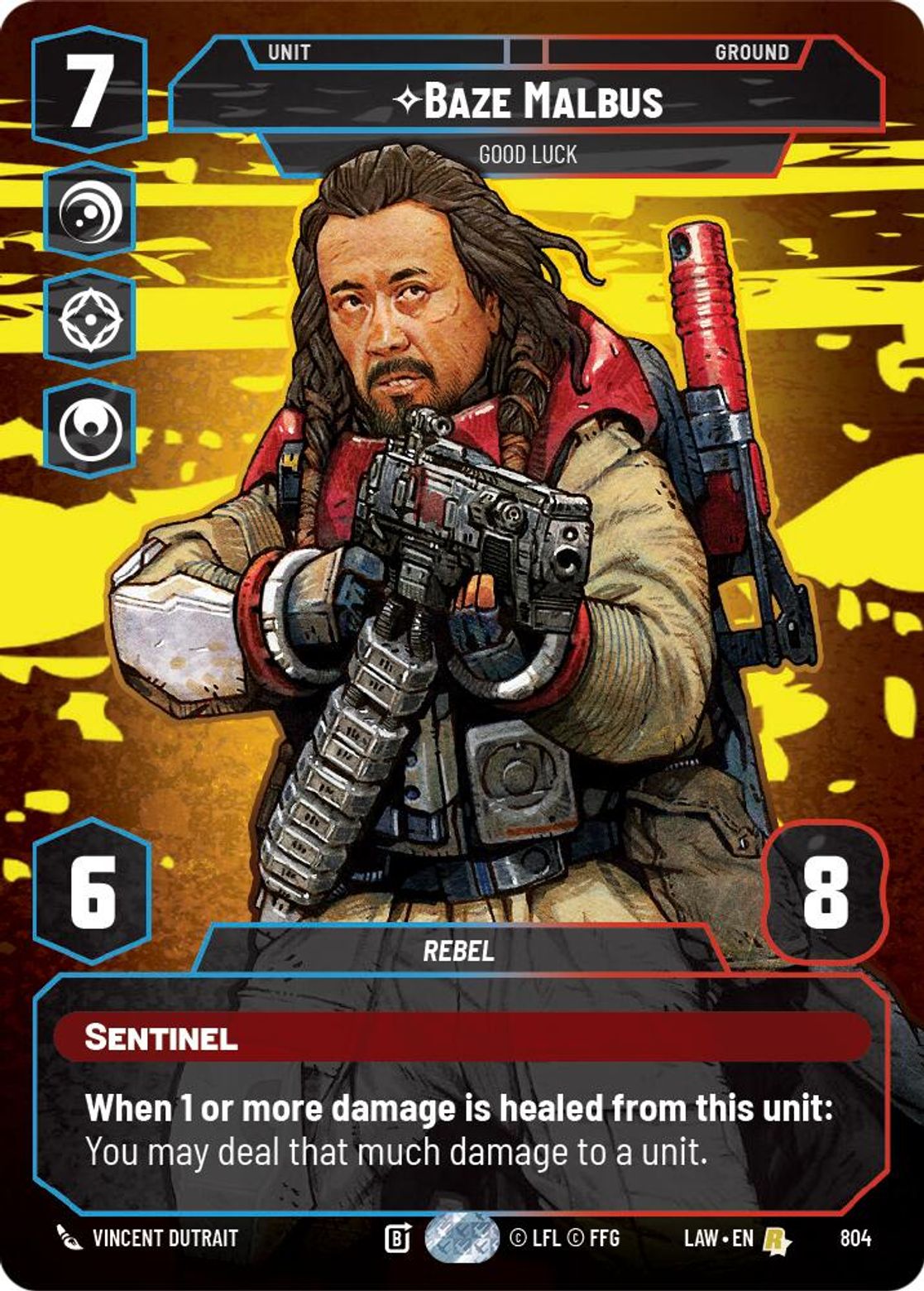 Baze Malbus, Good Luck — A Lawless Time 804