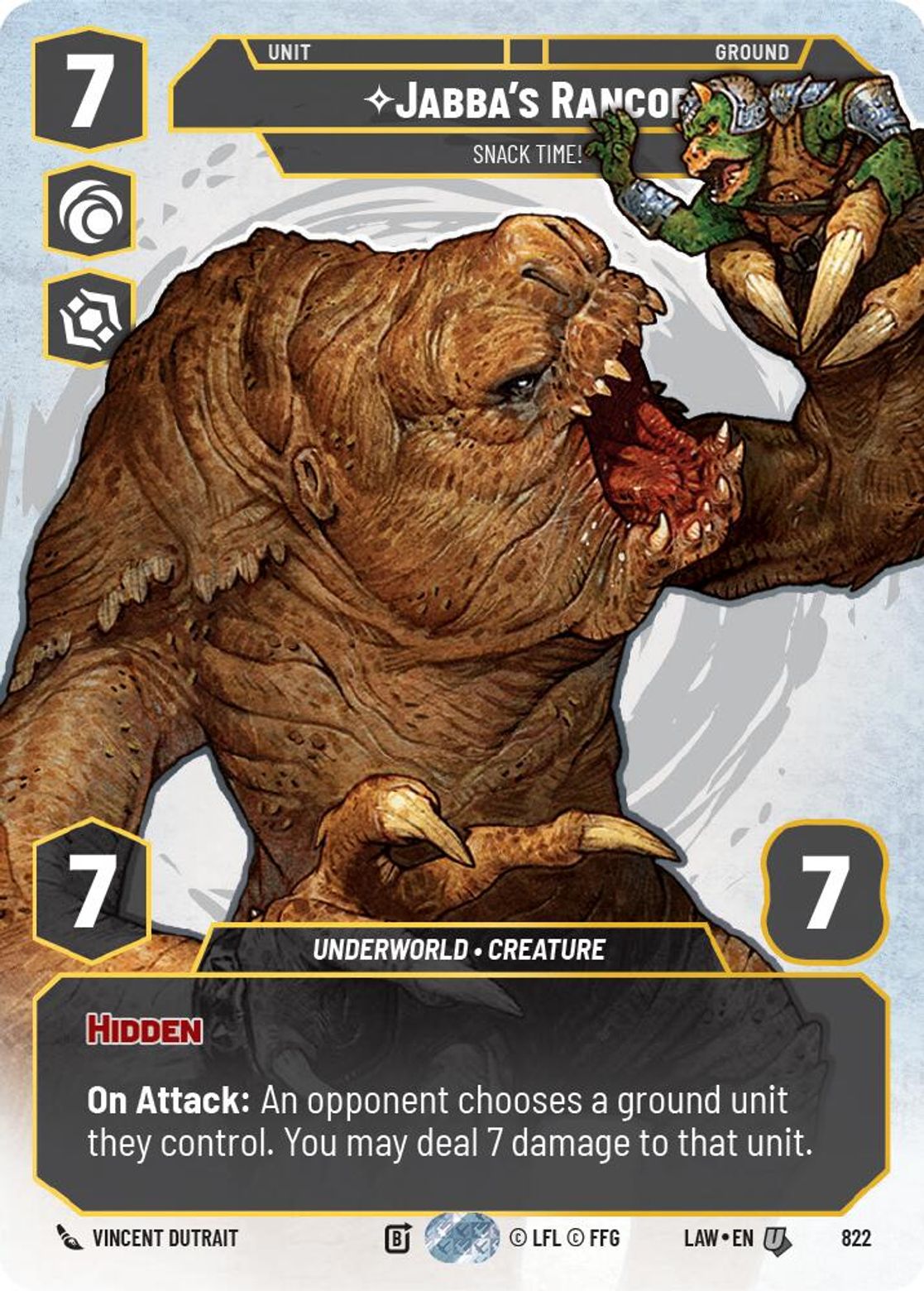 Jabba's Rancor, Snack Time! — A Lawless Time 822