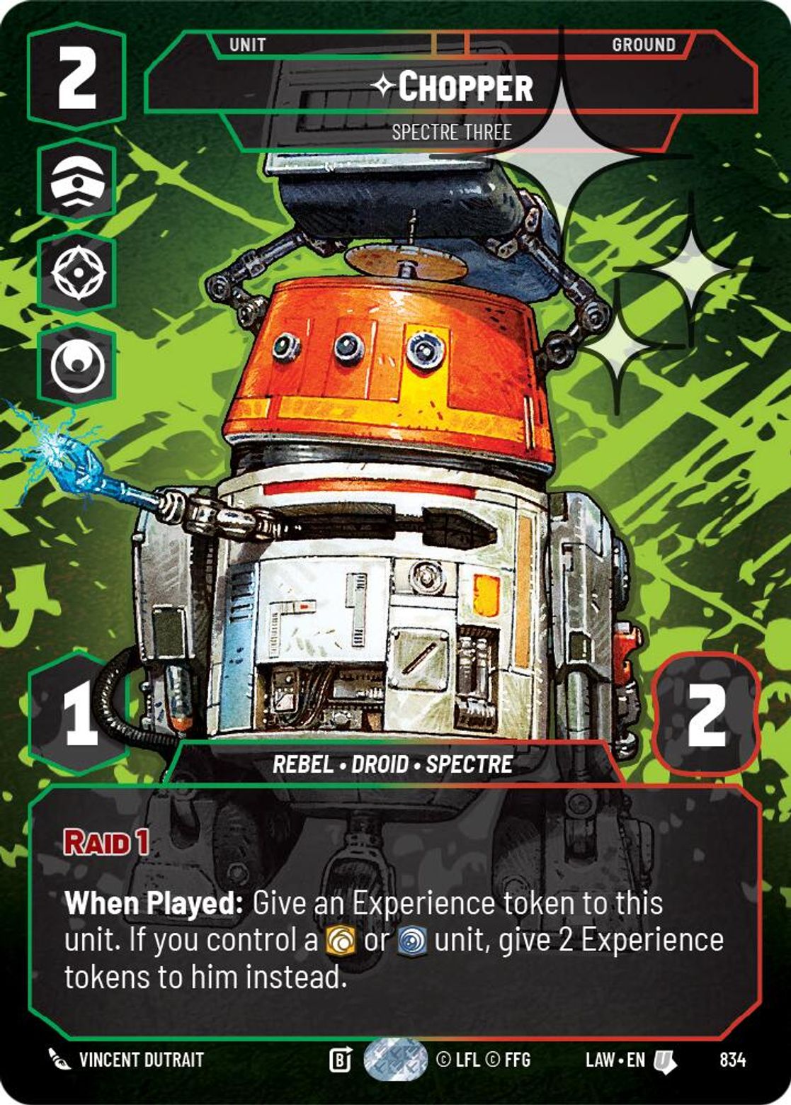 Chopper, Spectre Three — A Lawless Time 834