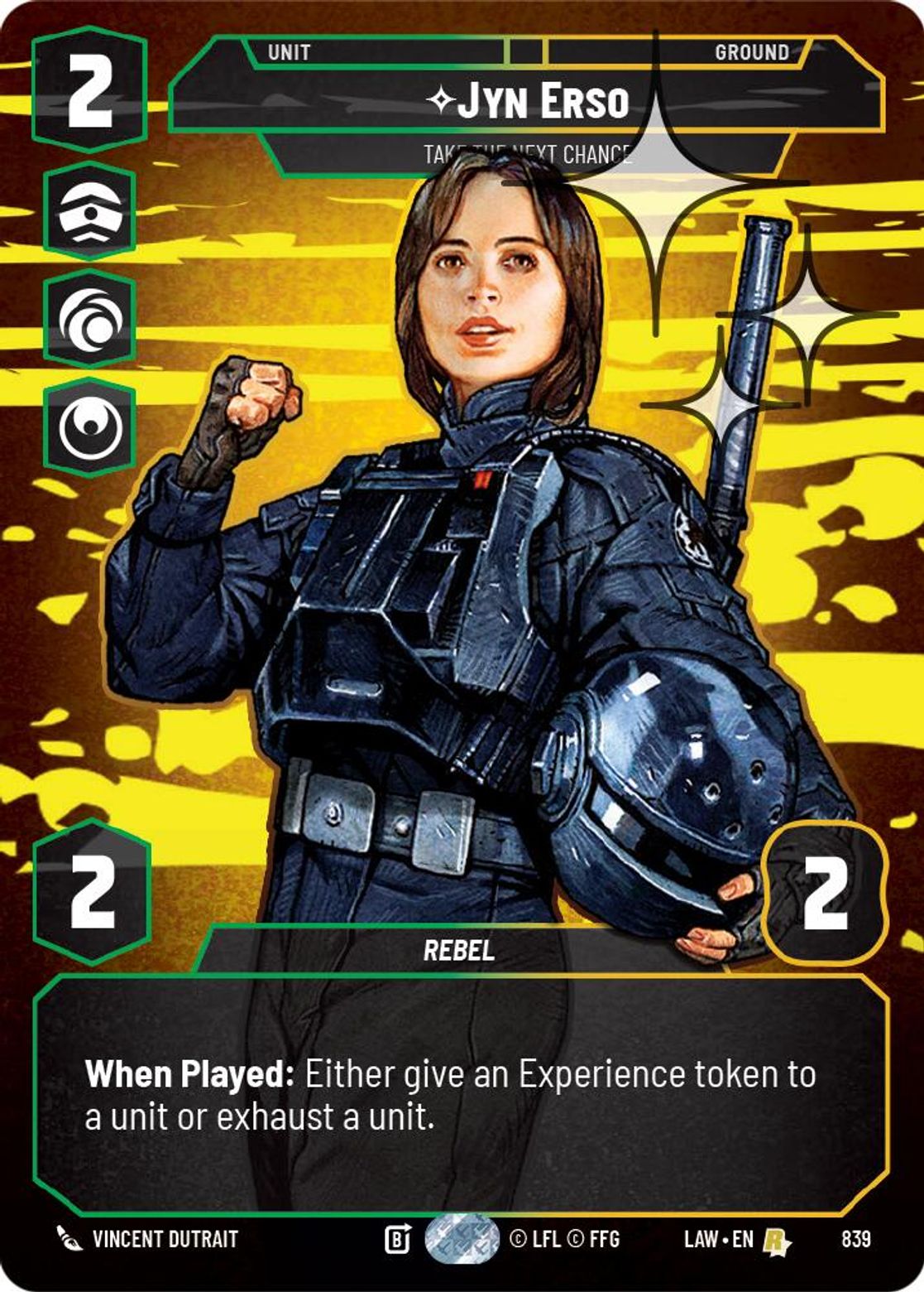 Jyn Erso, Take the Next Chance — A Lawless Time 839