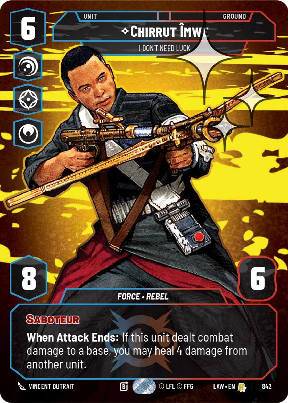 Chirrut Îmwe, I Don't Need Luck — A Lawless Time 842