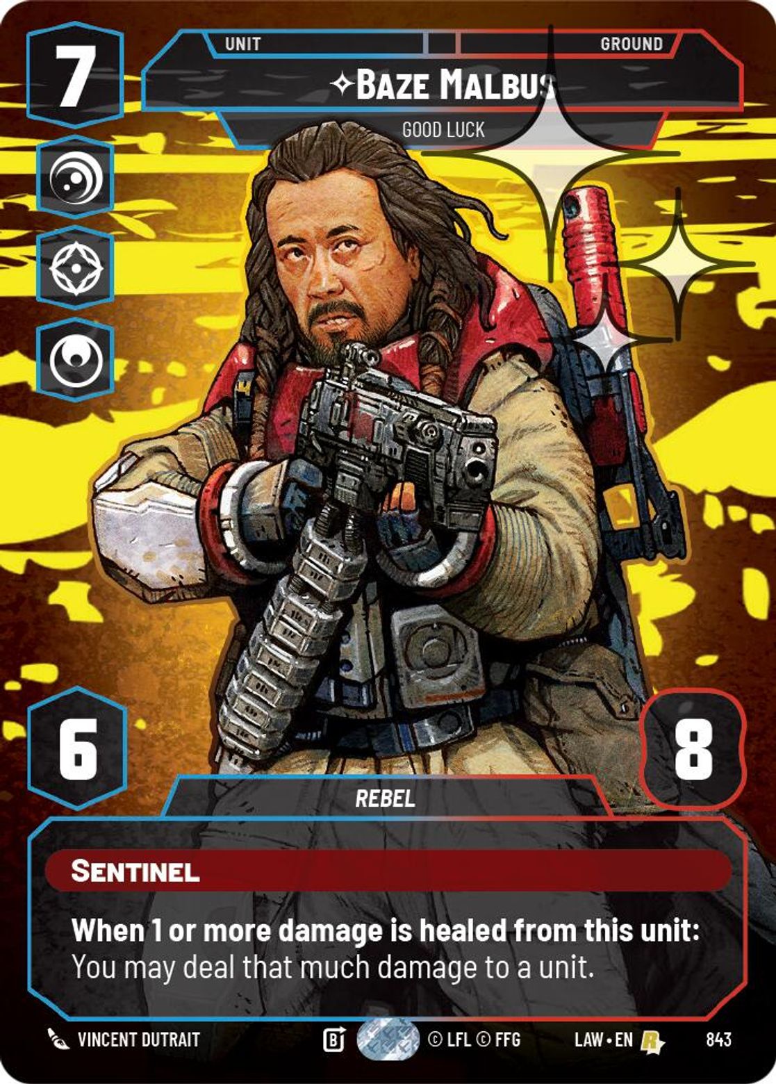 Baze Malbus, Good Luck — A Lawless Time 843