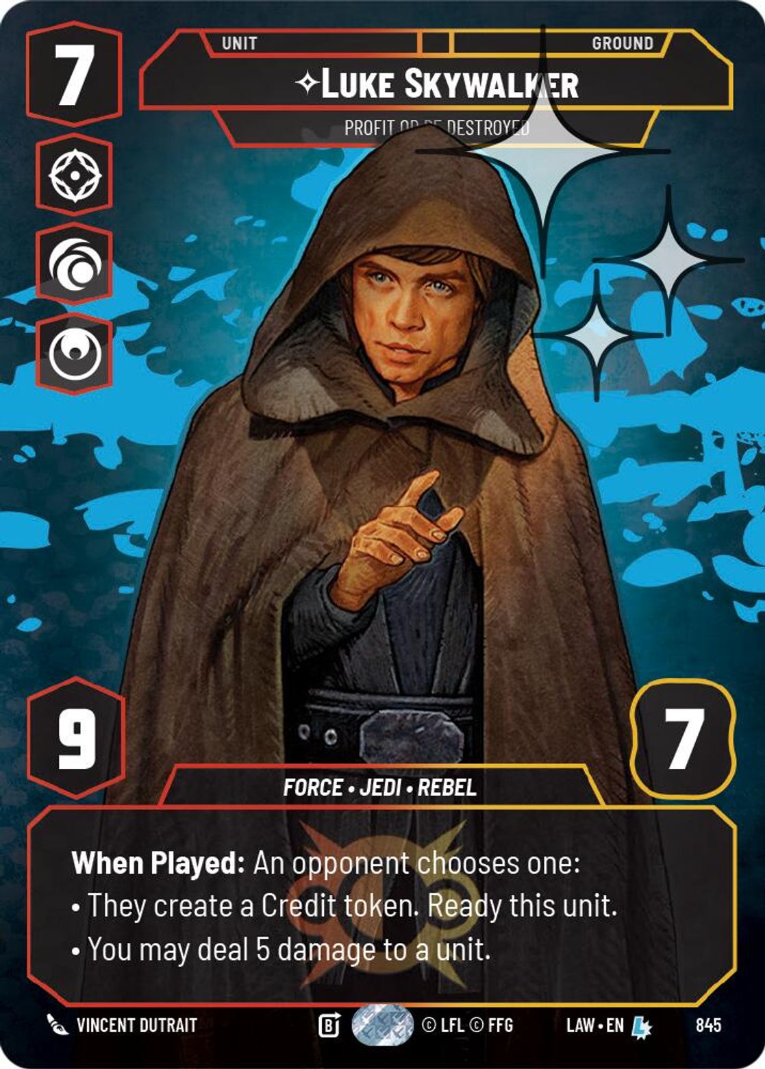 Luke Skywalker, Profit or be Destroyed — A Lawless Time 845