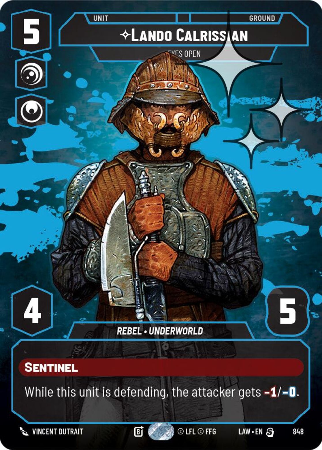 Lando Calrissian, Eyes Open — A Lawless Time 848