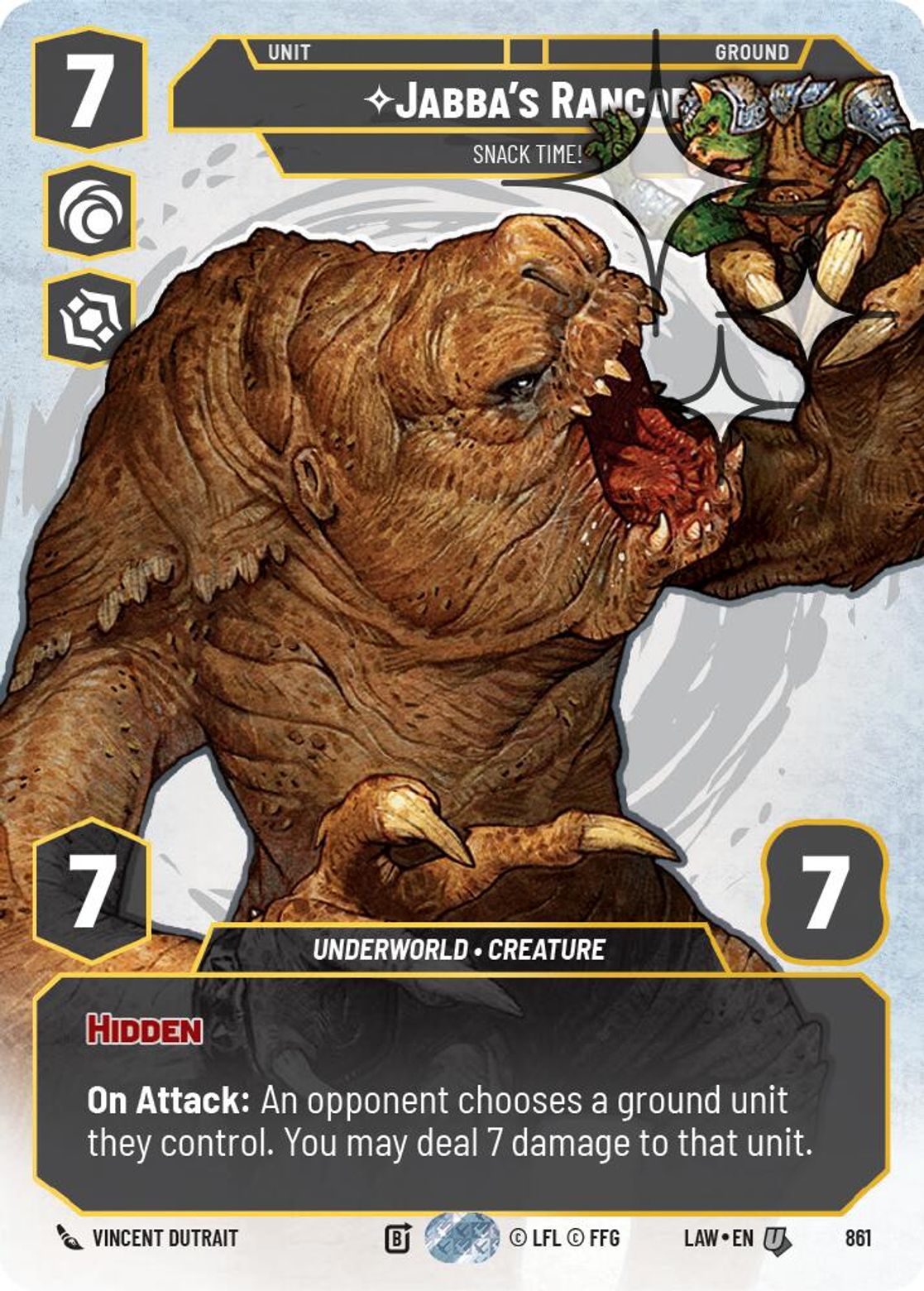 Jabba's Rancor, Snack Time! — A Lawless Time 861