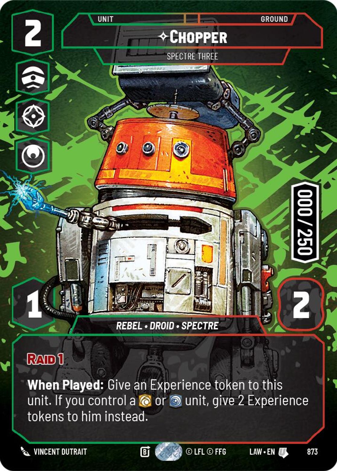 Chopper, Spectre Three — A Lawless Time 873