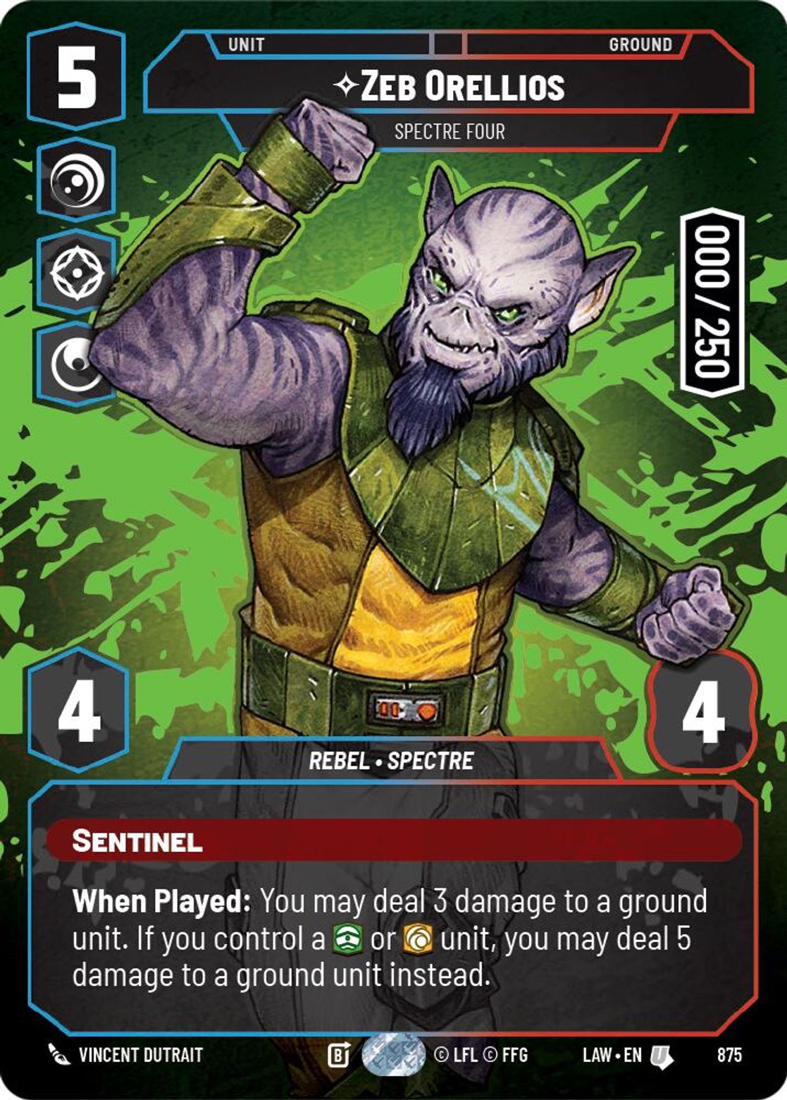 Zeb Orellios, Spectre Four — A Lawless Time 875