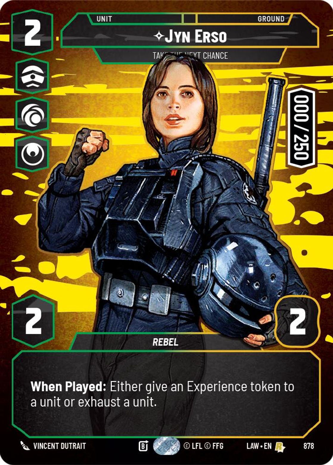 Jyn Erso, Take the Next Chance — A Lawless Time 878