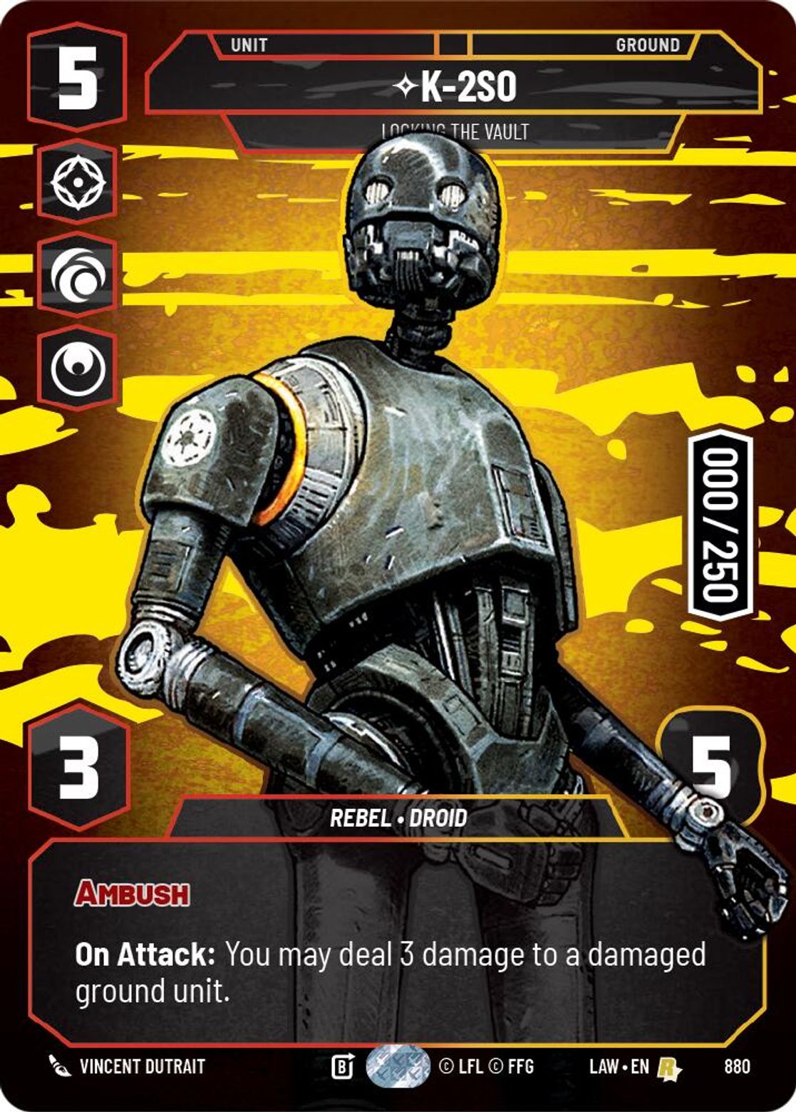 K-2S0, Locking the Vault — A Lawless Time 880