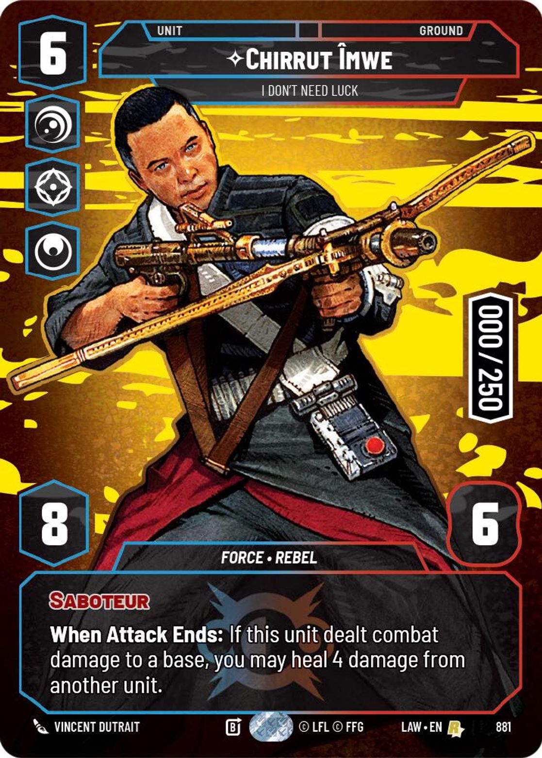 Chirrut Îmwe, I Don't Need Luck — A Lawless Time 881