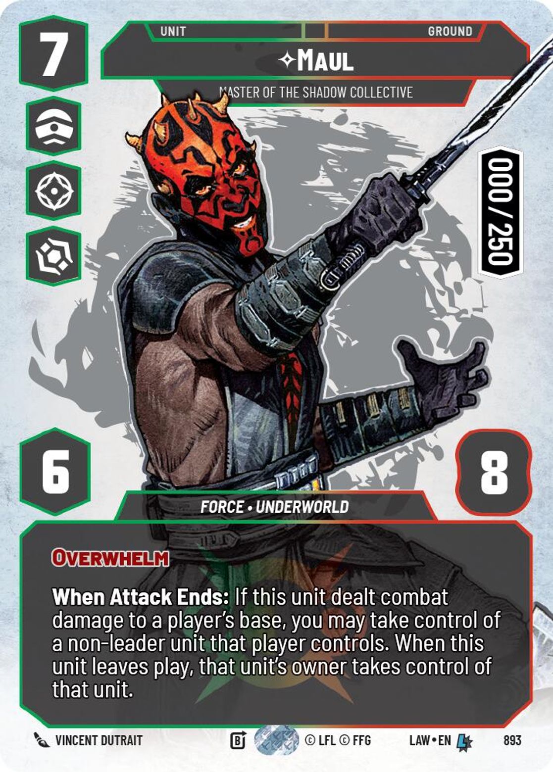 Maul, Master of the Shadow Collective — A Lawless Time 893