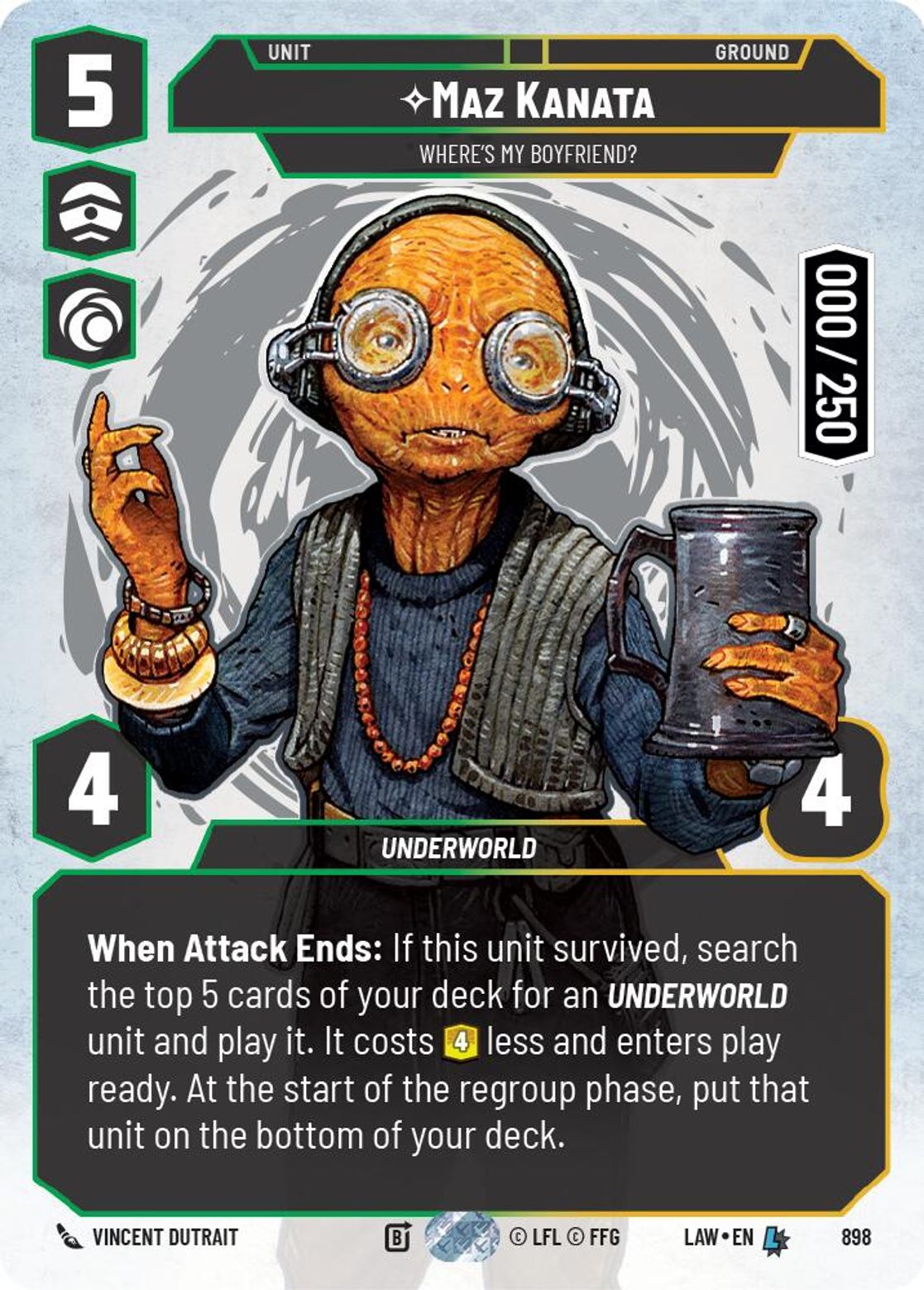 Maz Kanata, Where's My Boyfriend? — A Lawless Time 898
