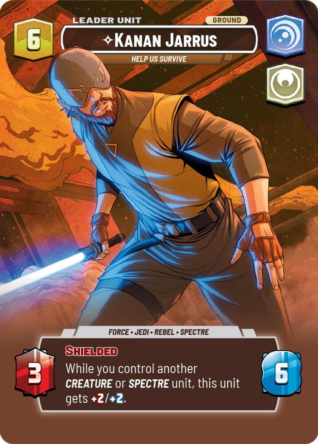 Kanan Jarrus, Help Us Survive (verso)