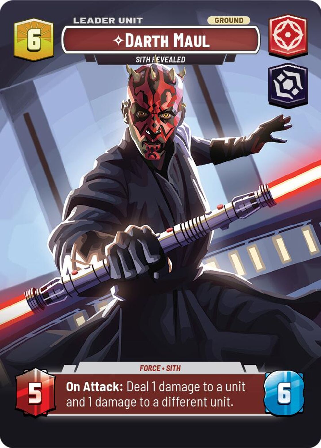 Darth Maul, Sith Revealed (verso)