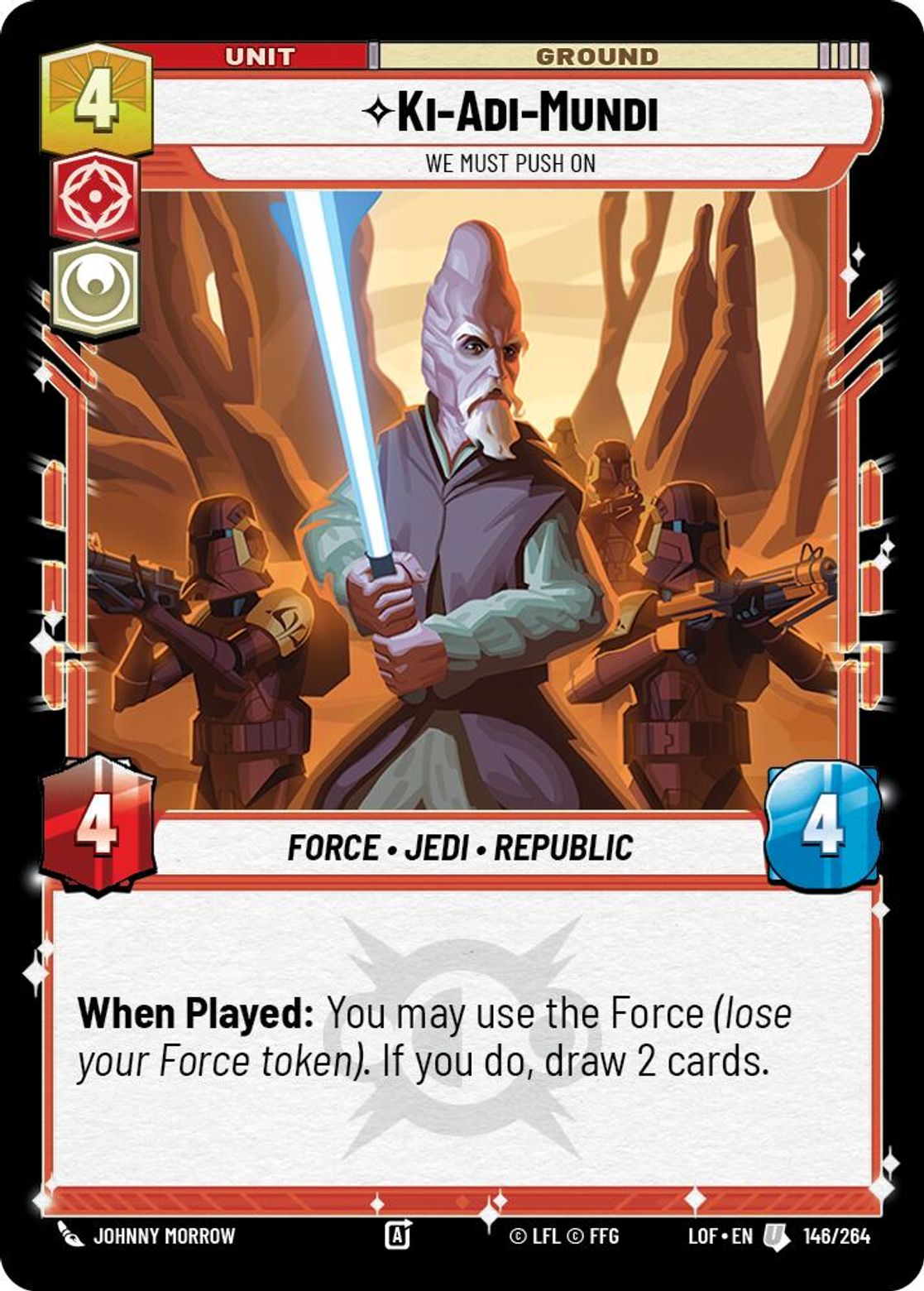 Ki-Adi-Mundi, We Must Push On