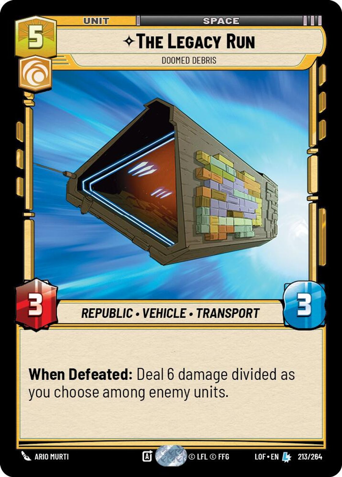 The Legacy Run | Doomed Debris