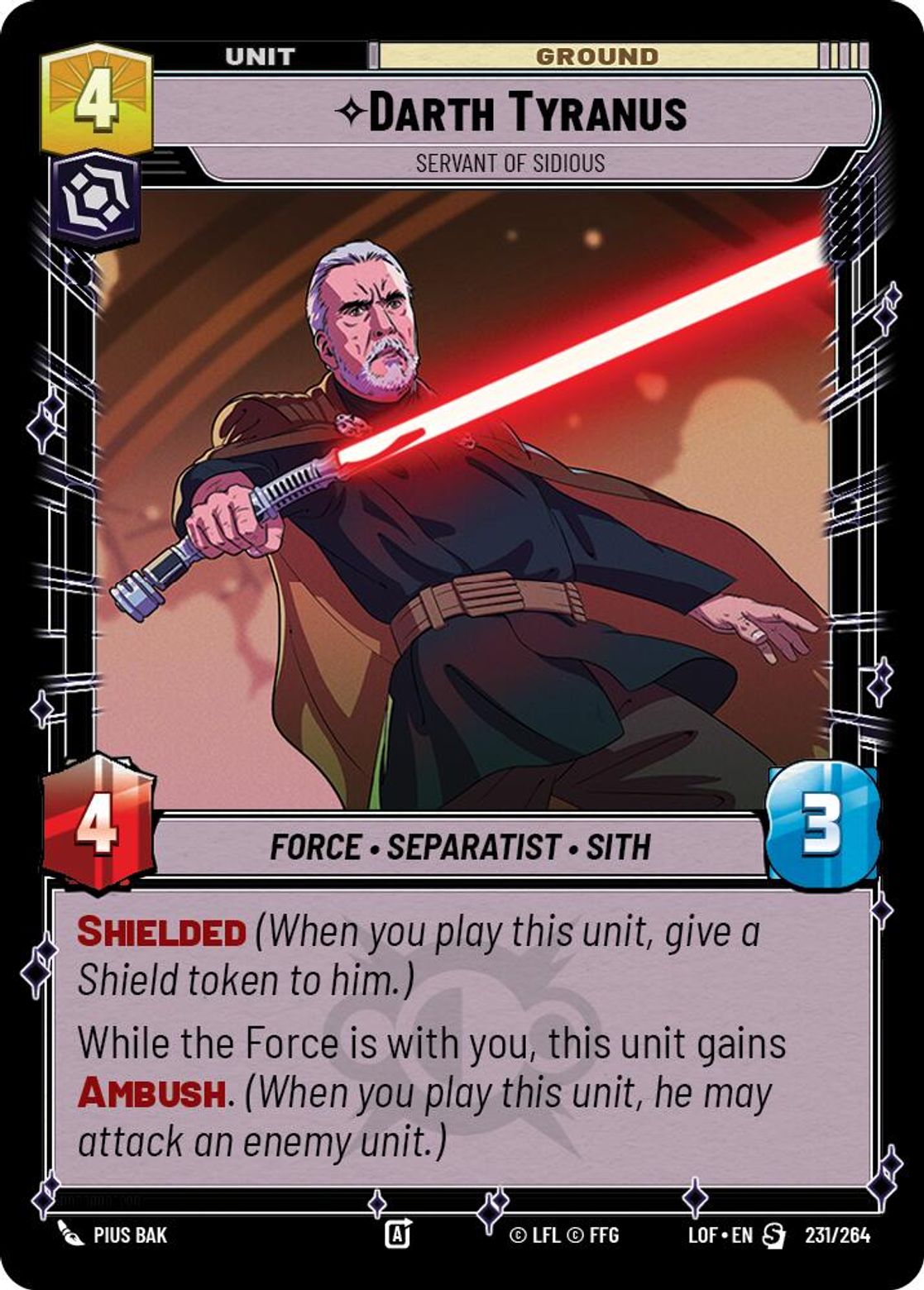 Darth Tyranus | Servant of Sidious