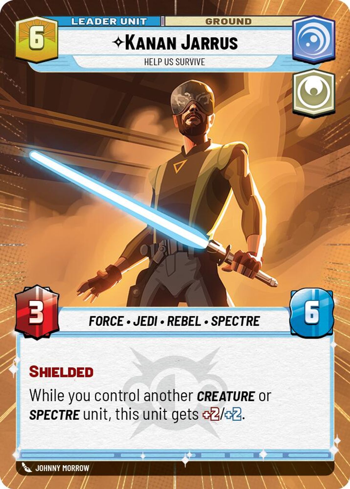 Kanan Jarrus, Help Us Survive (verso)