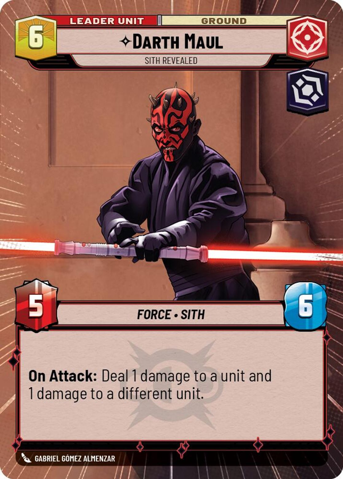 Darth Maul, Sith Revealed (verso)