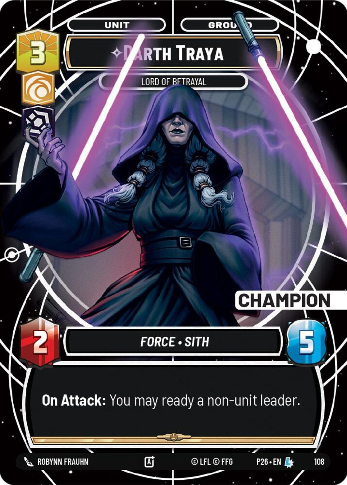Darth Traya, Lord of Betrayal — 2026 Promos 108