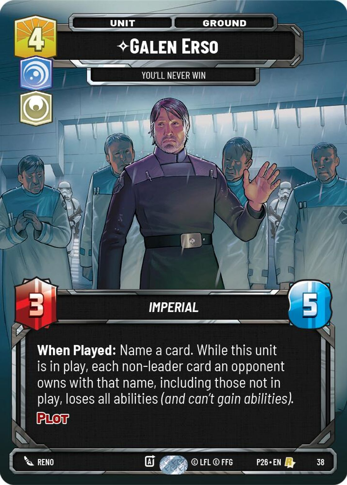 Galen Erso, You'll Never Win — 2026 Promos 38