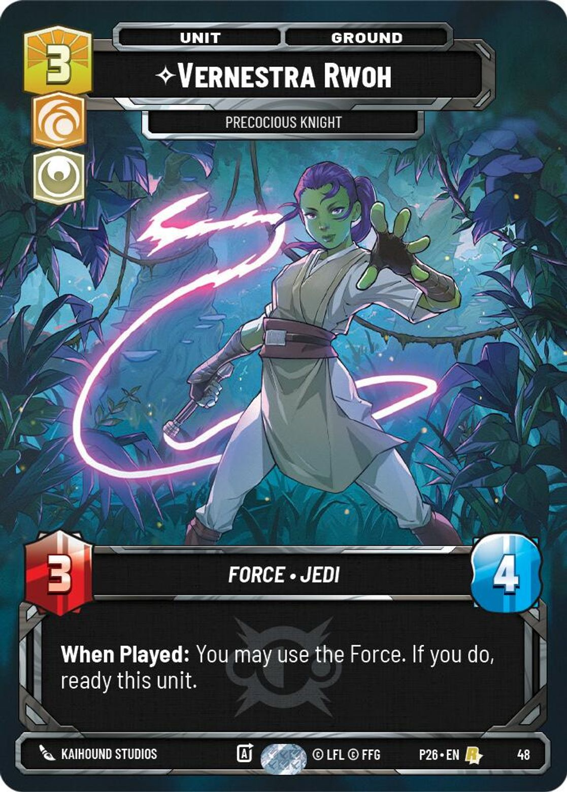 Vernestra Rwoh, Precocious Knight — 2026 Promos 48