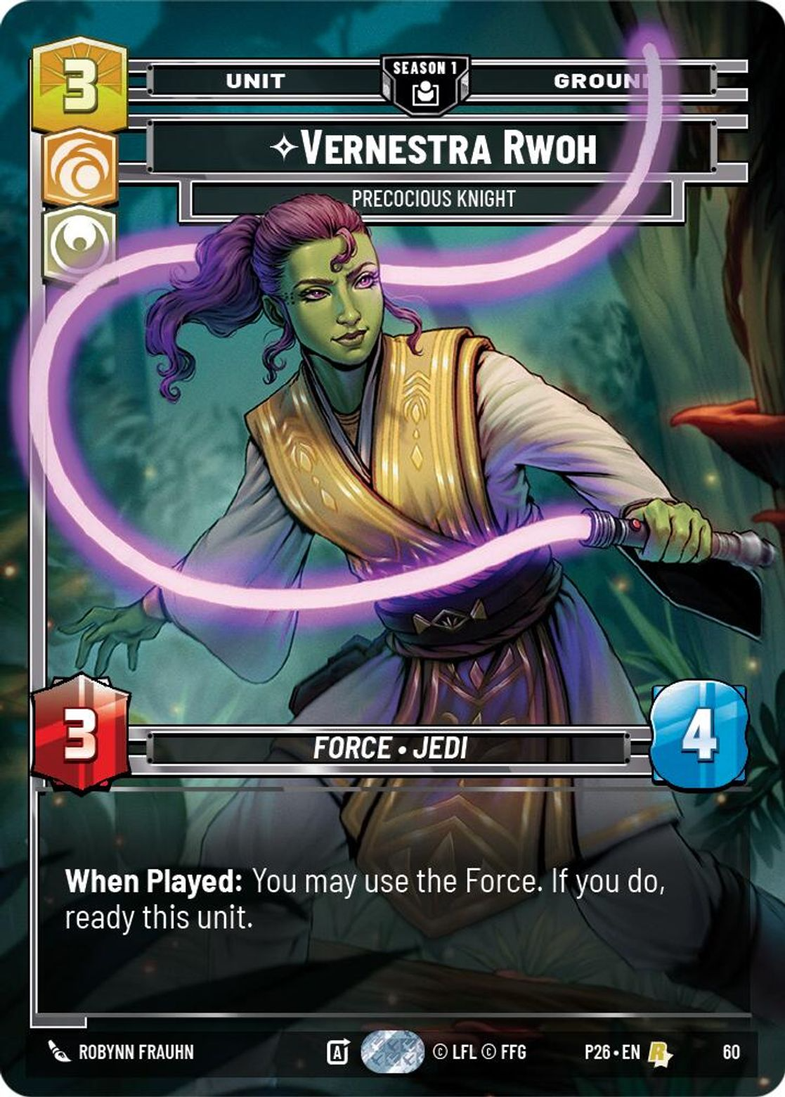 Vernestra Rwoh, Precocious Knight — 2026 Promos 60